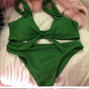 Green bikini